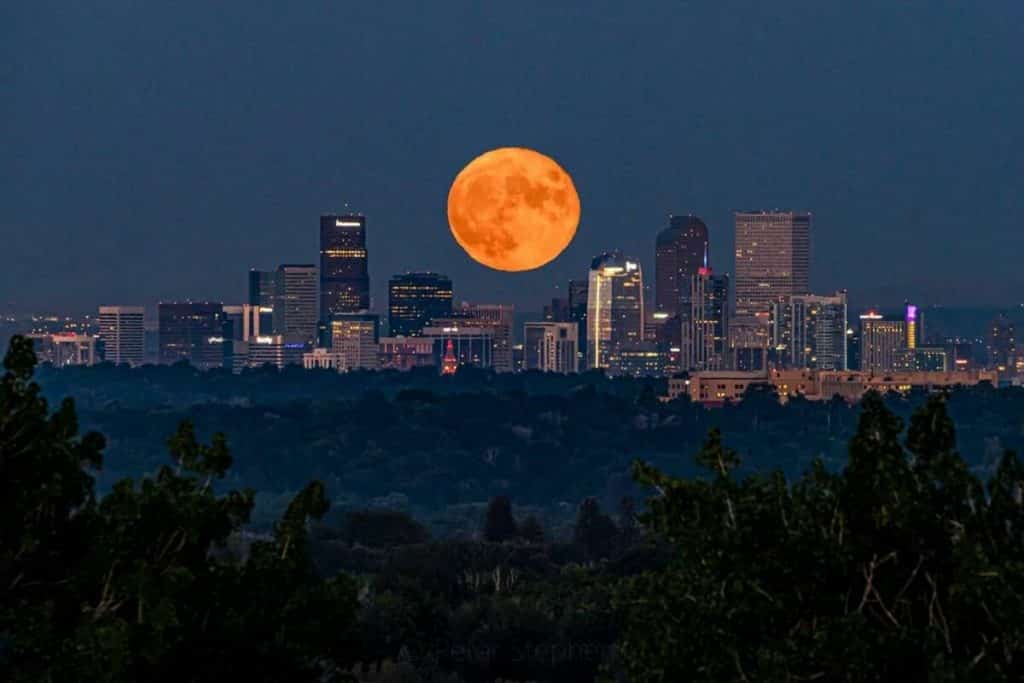 The Biggest & Brightest Supermoon Of The Year Will Light Up Denver Skies Wednesday Night