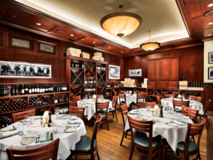 Interiors to 801 Chophouse steakhouse in Denver
