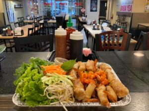 Vietnamese feast from What The Pho in Denver
